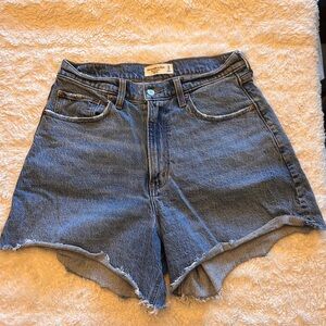Abercrombie Curve Love High Rise Dad Shorts